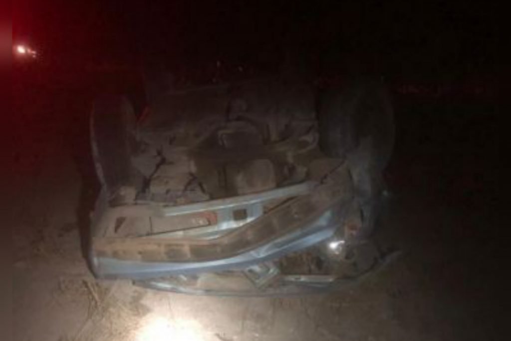 Eunápolis: Homem morre após perder controle do carro e capotar na BR-367