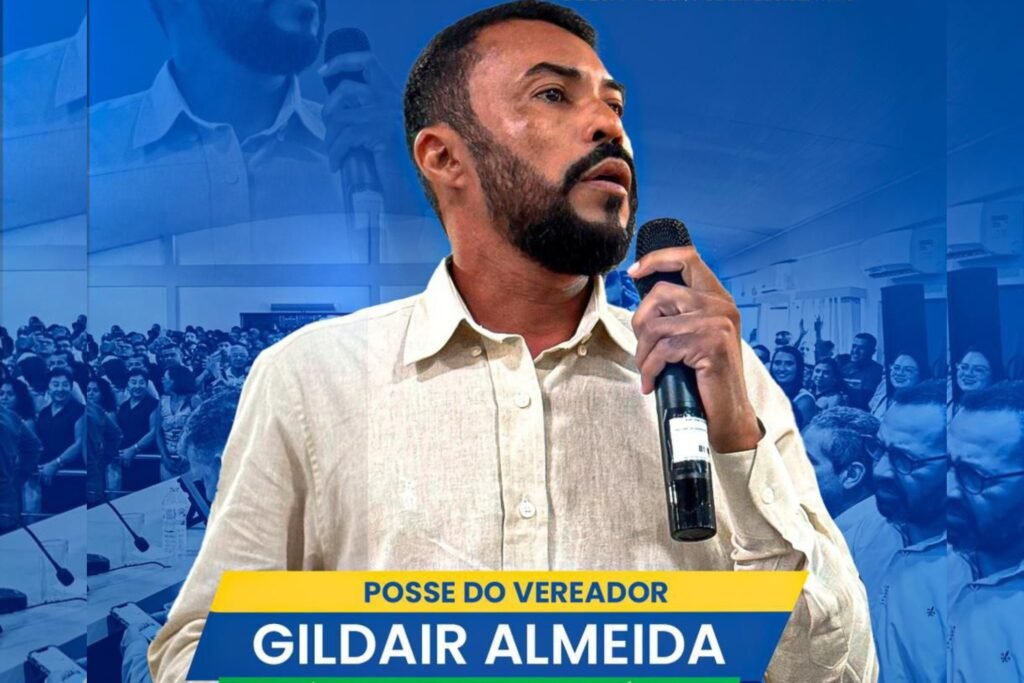 Gildair Almeida toma posse como vereador de Eunápolis para seu quarto mandato