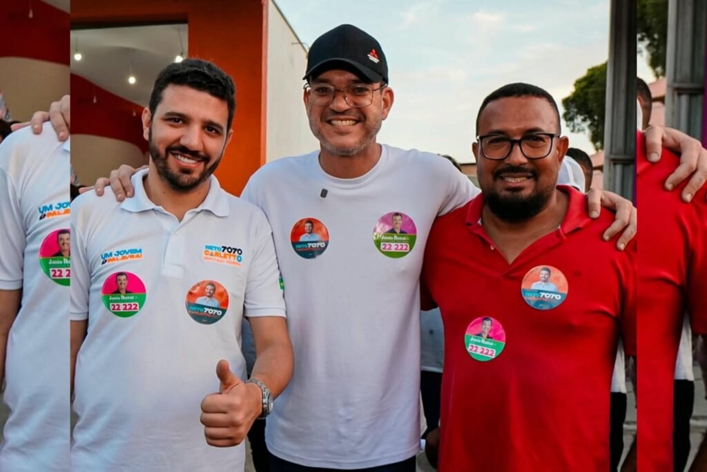 Marcão Do Salão Impulsiona Campanha de Jânio Júnior e Neto Carletto em Adesivaço de Sucesso